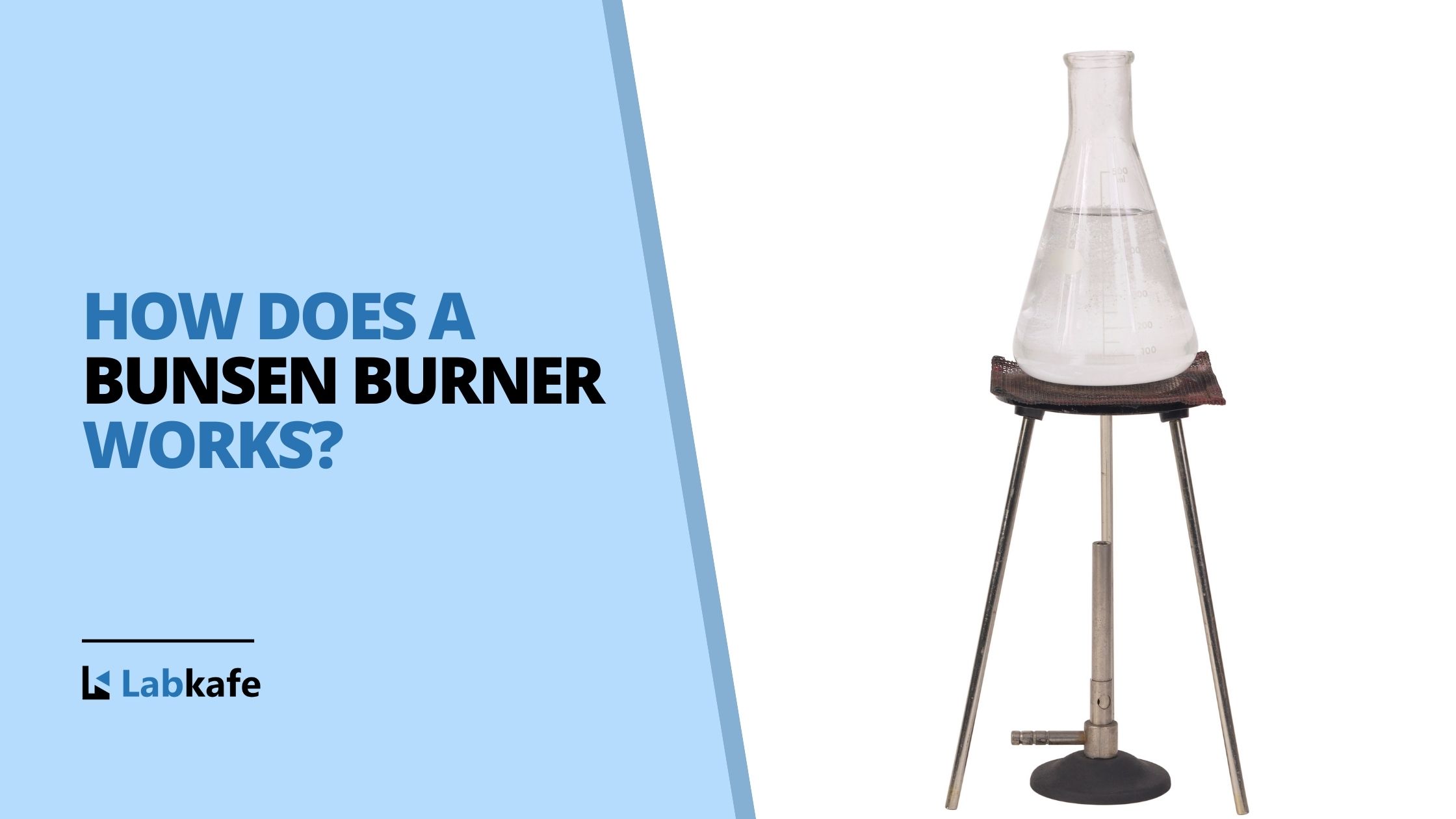 How does a bunsen burner works and its uses in a chemistry lab | Labkafe