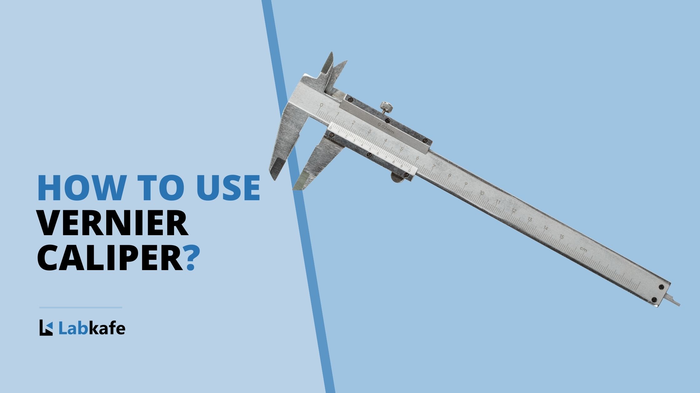 How to find the least count of vernier calipers and measure the diameter of a body | Labkafe