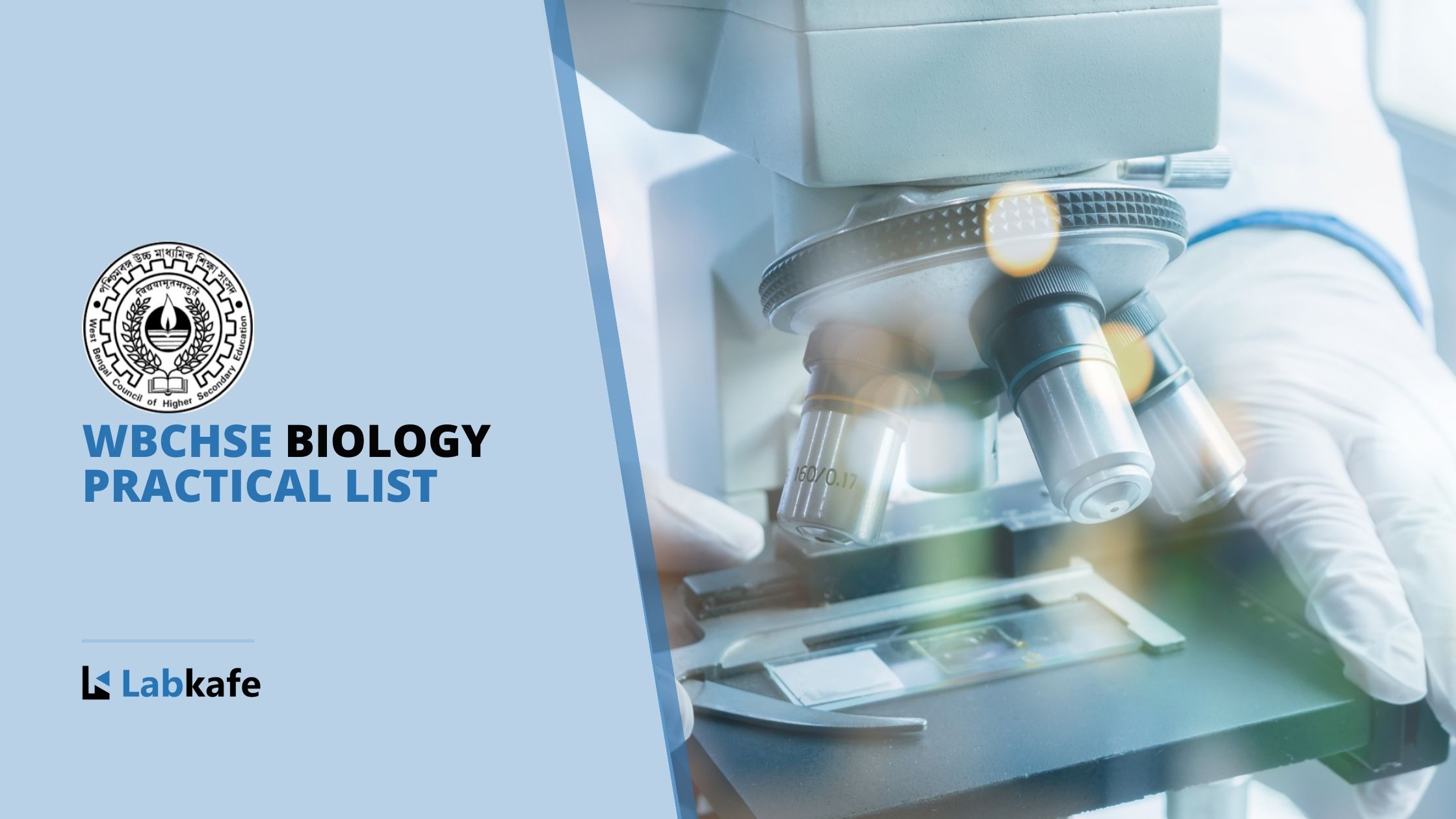 WBCHSE Biology Practical Syllabus | List of Experiments | Labkafe