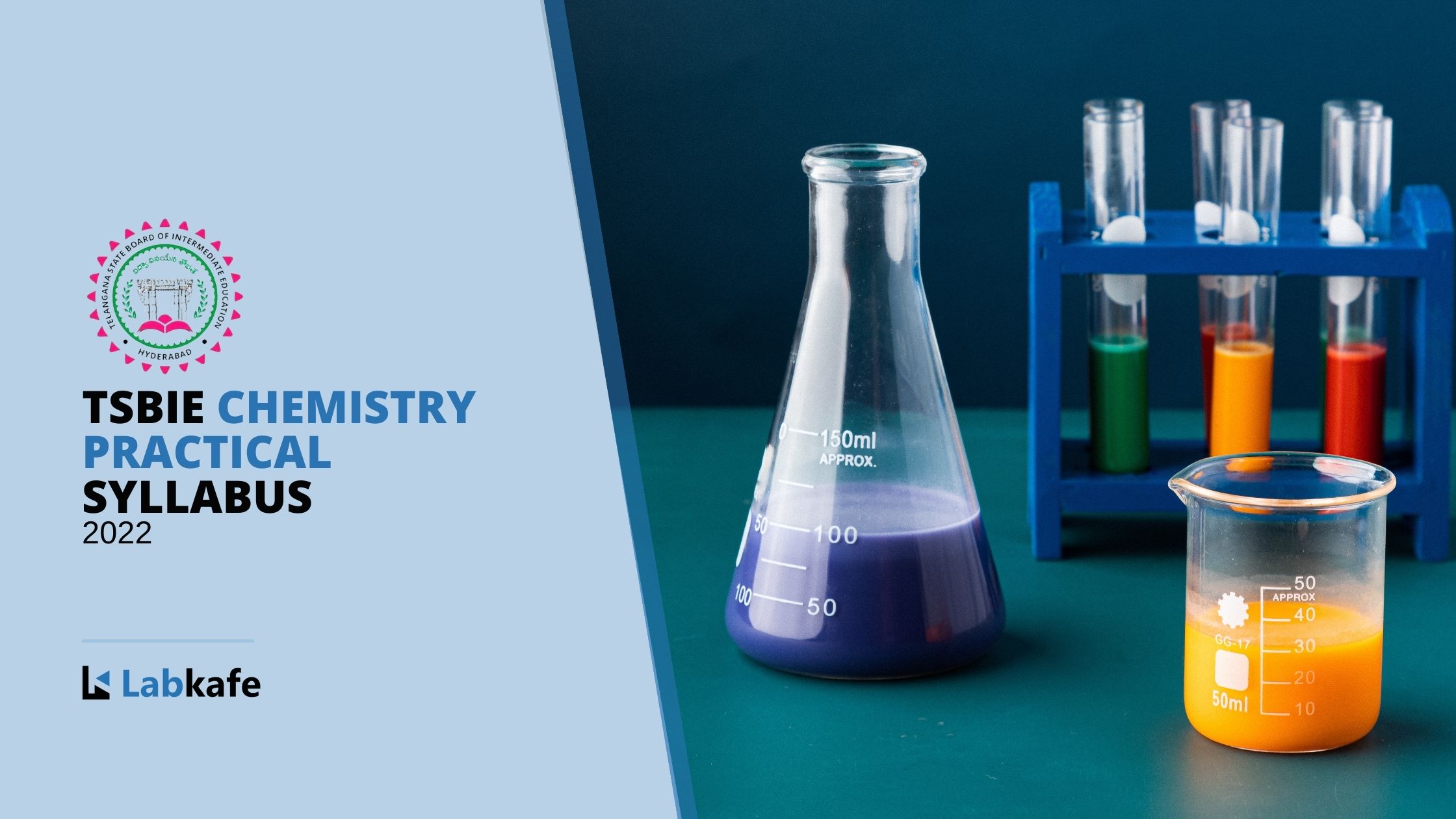 TSBIE Chemistry Practical Syllabus 2022 | Labkafe