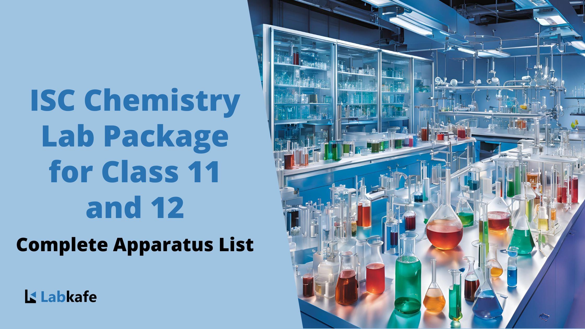 ISC Chemistry Lab Equipment Package for Class 11 and 12