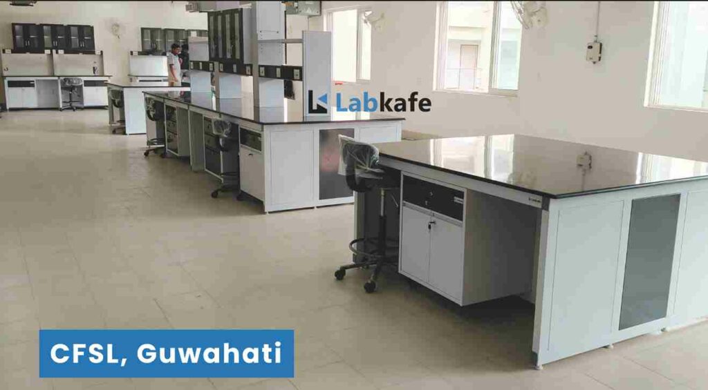 Labkafe Project demonstrating Lab Furniture