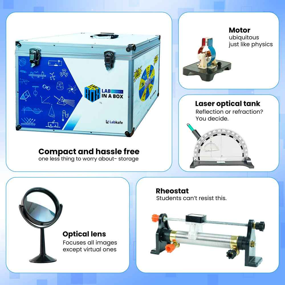 equipment samples for the lab in a box