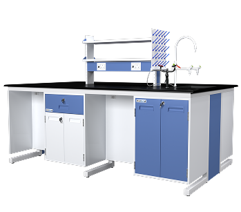 Wet island lab bench