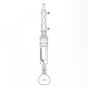 Borosil 100JHE000000 JACKETED SOXHLET HOT EXTRACTION 250 ML