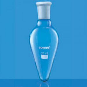 Borosil 4320024 FLASK, PEAR SHAPE,GR. SOCKET 29/32 500ML