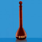 Borosil 5648016 VOLUMETRIC FLASK 'A'100 ML AMBER