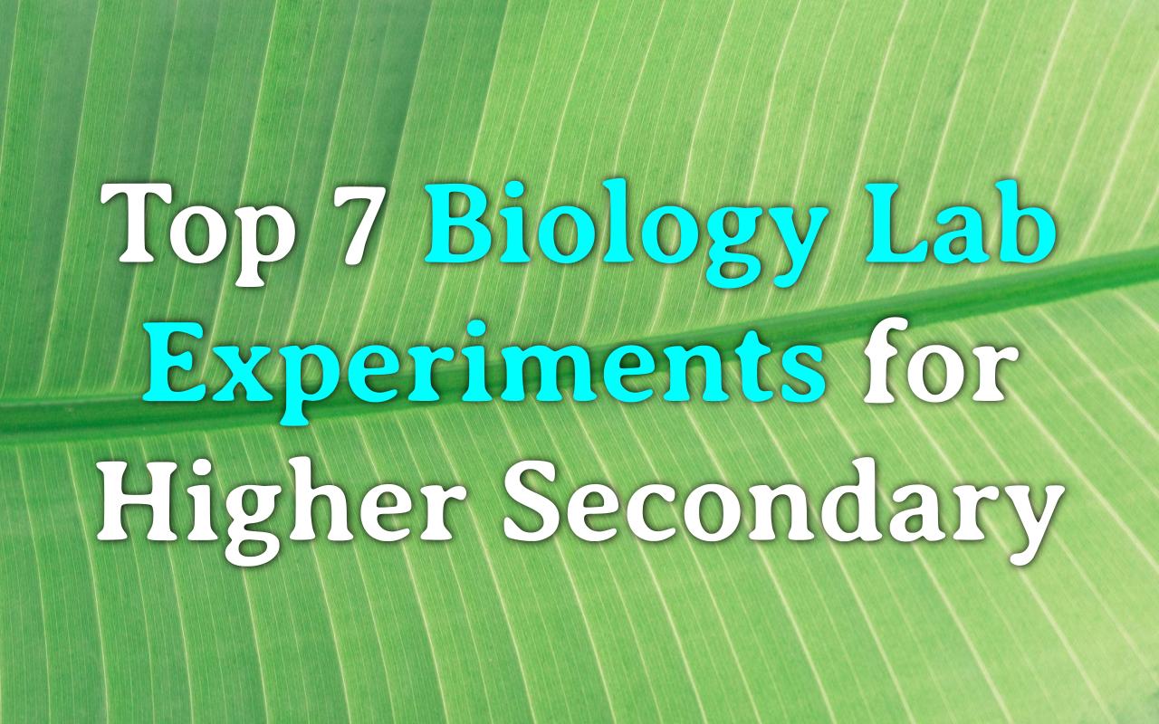 biology experiments for class 12