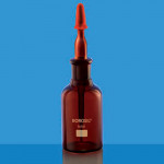 Borosil 1650010 BOTTLE DROPPING WITH PIPETTE AMBER 30 ML