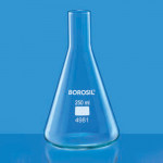 Borosil 4981021 FLASKS CONICAL LONG NECK W/O RIM 250 ML